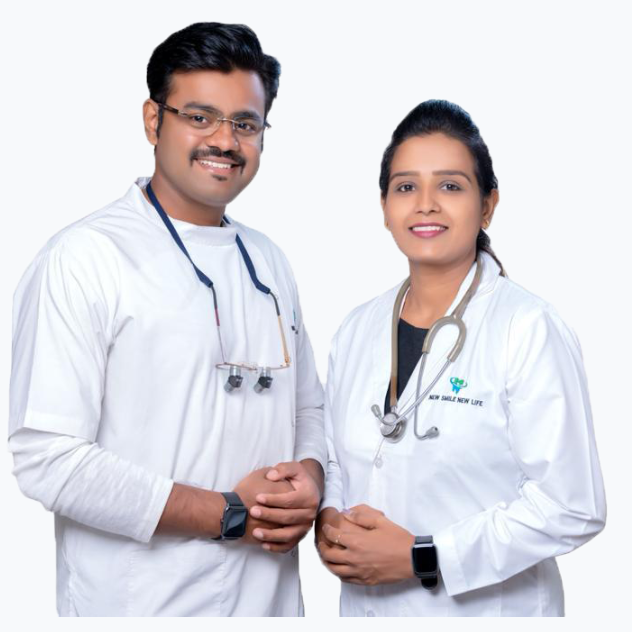Dr. Amol Daribe and Dr. Namrata Amol Daribe — founders of Sharda Dental & Homoeopathy Centre